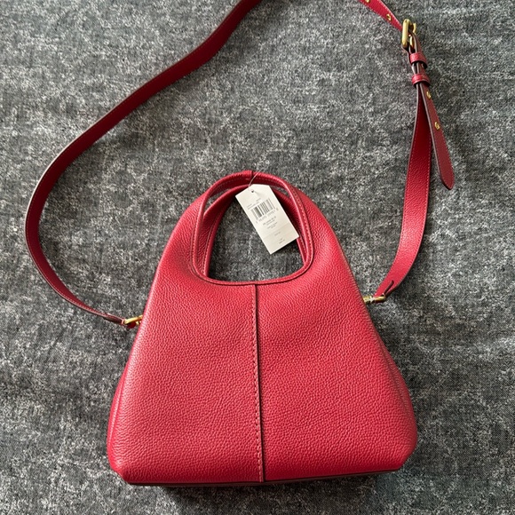 Coach Lana 23 red leather gold hardware nwt - Picture 2 of 11